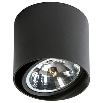 Sufitowa lampa regulowana Alix AZ1357 tuba do holu metalowa czarna