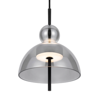 Lampa zwisająca Bangkok MOD185PL-L6B3K4 LED 12W 3000K czarny przydymiony