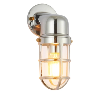 Loftowa lampa zewnętrzna LUND 312570 IP44 na ścianę chrom