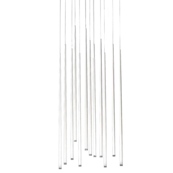 Wisząca lampa sypialniana Lousie LED 36W 3000k nad łóżko biała