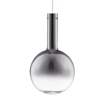 Szklana lampa wisząca TORCENA LE45186 LED 8W 3000K nad stół szara