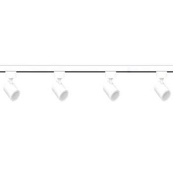 System szynowy SNOW LP-737 WH SET Light Prestige metalowa OPRAWA zestaw listwa z reflektorkami białe