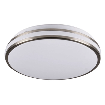 Nowoczesna lampa sufitowa Orbit okrągła LED 15W 4000K nikiel