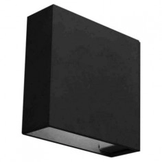 Kinkiet LAMPA ścienna KIDA 4429 Shilo przyścienna OPRAWA prostokątna czarna