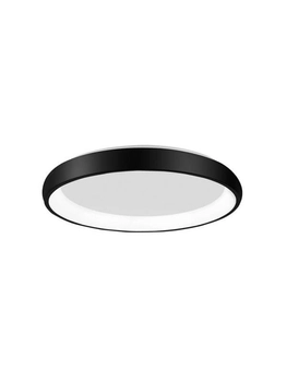 Natynkowa lampa sufitowa Tolu okrągła LED 50W czarna