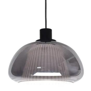 Żyrandol szklany nad wyspę Apiro PND-84638-BK-SG przydymiony