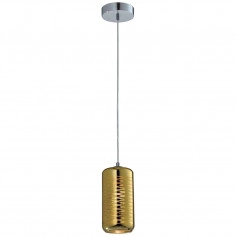 LAMPA wisząca SINA MD12108-1FG Auhilon szklana OPRAWA zwis loft tuba złoto