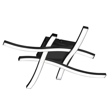 Lampa przysufitowa NORVE DL132-62474 LED 5W 3000K fale czarny