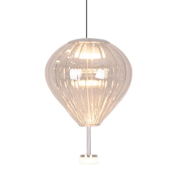 Lampa zwieszana łezka Palloncini P0527 LED 11W 3000K biały przezroczysty
