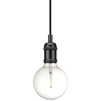 Industrialna lampa wisząca Avra 84800003 Nordlux okrągła czarna