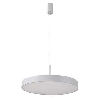 Sypialniana lampa wisząca Orbital LED 60W okrągła biała