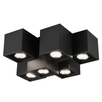 Lampa nasufitowa sypialniana FERNANDO 604900632 Trio kostki czarny