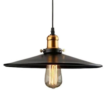 Retro wisząca lampa VICTORIA CGVICTORIANLOFT30 metalowa czarna