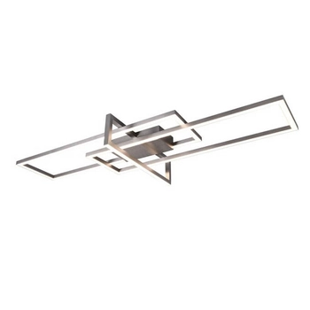 Ledowa lampa sufitowa ZENITRA DL307620310 LED 34W 3000K ściemniacz srebrna