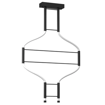 Designerska lampa wisząca ALHA 9052 Shilo LED 36W 3000K czarna