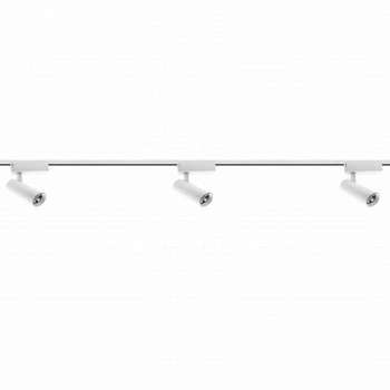 System szynowy ROCCA LP-1019/1W WH SET Light Prestige metalowa OPRAWA zestaw LED 30W 4000K listwa z reflektorkami biała