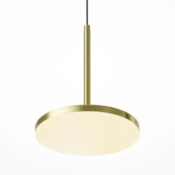 Salonowa lampa wisząca Plato P076PL-L12W3K-BS LED 12W 3000K mosiądz