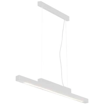 LAMPA wisząca OTARU 8624 Shilo prostokątna OPRAWA liniowa metalowy ZWIS belka LED 14,4W 4000K listwa biała