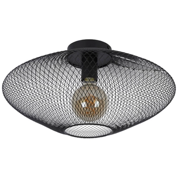 Loftowa LAMPA sufitowa MESH 21123/45/30 Lucide druciana OPRAWA metalowa industrialna czarna