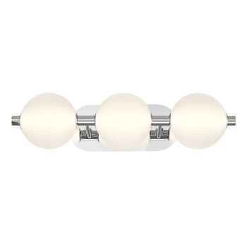 Ścienna lampa Palmas QN-PALMAS-3W-PN LED 27W 3000K IP44 balls nikiel biała