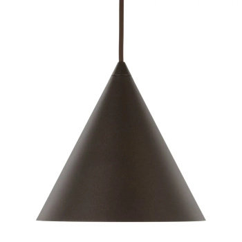 Zwieszana lampa salonowa CONO 10073 trójkątna brązowy