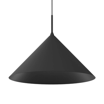 Lampa zwieszana Capital MLP0952 Milagro stożek do kuchni metalowa czarny