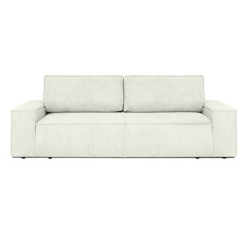 Sofa do salonu rozkładana Pllow KH1501100207 King Home sztruks wygoda jasny beżowy