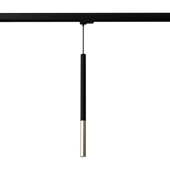 Lampa wisząca rurka 3-fazowa MOZAICA MYL.00030 z żarówką czarny złoty