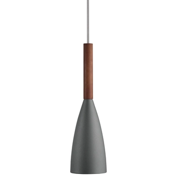 Minimalistyczna lampa wisząca Pure 78283011 Nordlux metalowa szara