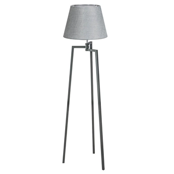 Stojąca lampa do salonu TRISTAN AZ3329+AZ3672 Azzardo czarny szary