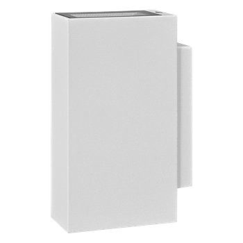 Ścienna lampa metalowa Orlean biała LED 5W 4000K outdoor IP54