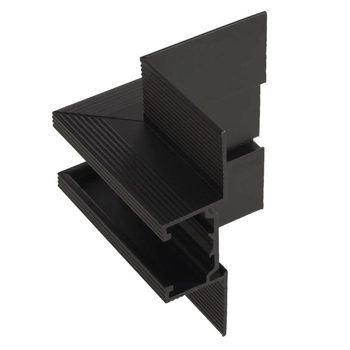 Sufitowy kątownik do szynoprzewodów magnetycznych MAX NT0005 czarny