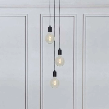 LAMPA wisząca SKY 106334 Markslojd metalowa OPRAWA zwis KASKADA przewody kable czarne