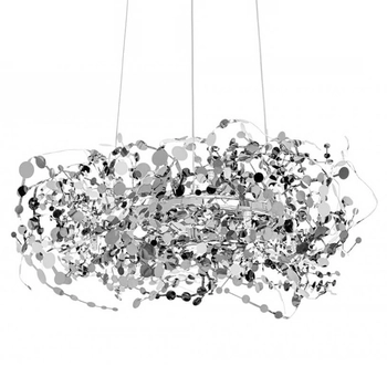 Salonowa wisząca lampa Monete MSE1501100175 Moosee nad wyspę chrom