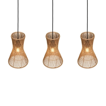 Jadalniana lampa wisząca BIJOU R31833026 boho brązowy czarny