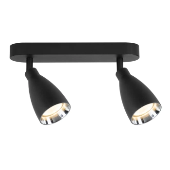 Sufitowa lampa listwa Campana LP-3103/2WS BK na podsufitce czarny