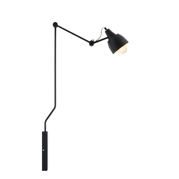 Ścienna lampa loft AIDA 843C Aldex kinkiet regulowany czarny