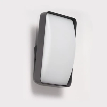Naścienna lampa MORTEN grafitowa biała AZ6637 1xLED 10W 3000K IP54