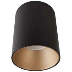 LAMPA sufitowa EYE TONE 8931 Nowodvorski metalowa OPRAWA tuba downlight czarna złota