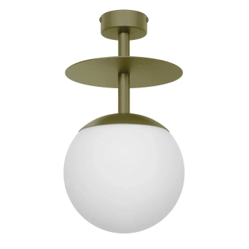 Przysufitowa lampa kula na korytarz PLAAT B PLB114003 oliwkowy