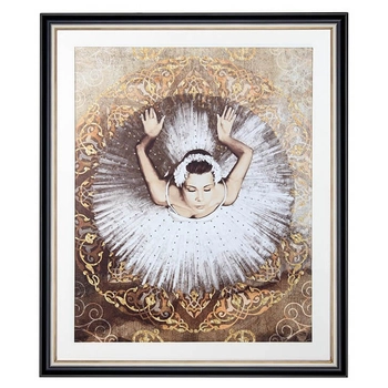 Prostokątny obraz BALLERINA KH1501100270 King Home baletnica wielokolorowy
