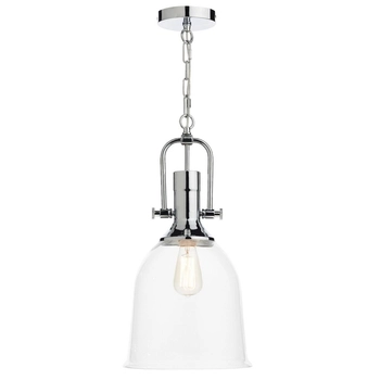 Kuchenna lampa wisząca Nolan NOL0108 Dar Lighting klosz szklany chrom