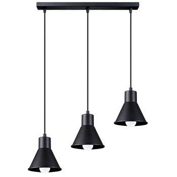 Lampa wisząca Taleja SL.0986 Sollux loftowa do jadalni czarna