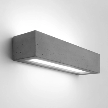 Lampa ścienna nad lustro Solid 9721 betonowy kinkiet do sypialni