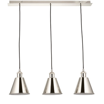 Lampa wisząca nad wyspę L&-197839 Light& na listwie nikiel