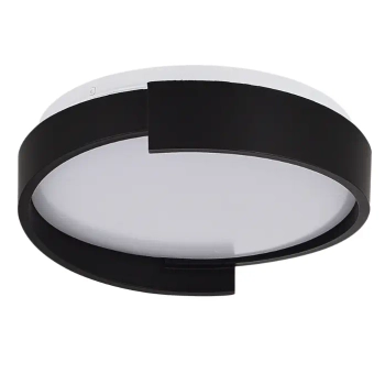 Ledowa lampa sufitowa Halo LP-1453/1C-38 BK LED 25W 3000-6000K czarny