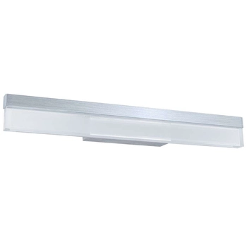 Kinkiet LAMPA ścienna EGON MB15152-01CL Italux metalowa OPRAWA listwa LED 12W 3000K prostokątna srebrna biała