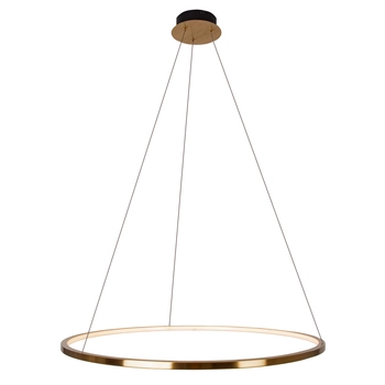 Okrągła lampa wisząca Queen pierścień nad stół LED 19W złoty