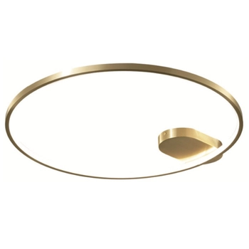 Okrągły plafon CGELYPTC metalowy pierścień LED 25W 3000K mosiądz