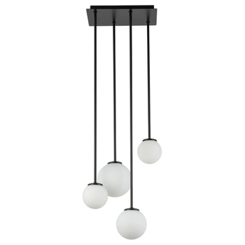 Molekuły lampa sufitowa Tulia 33503 Sigma szklane klosze biała czarna